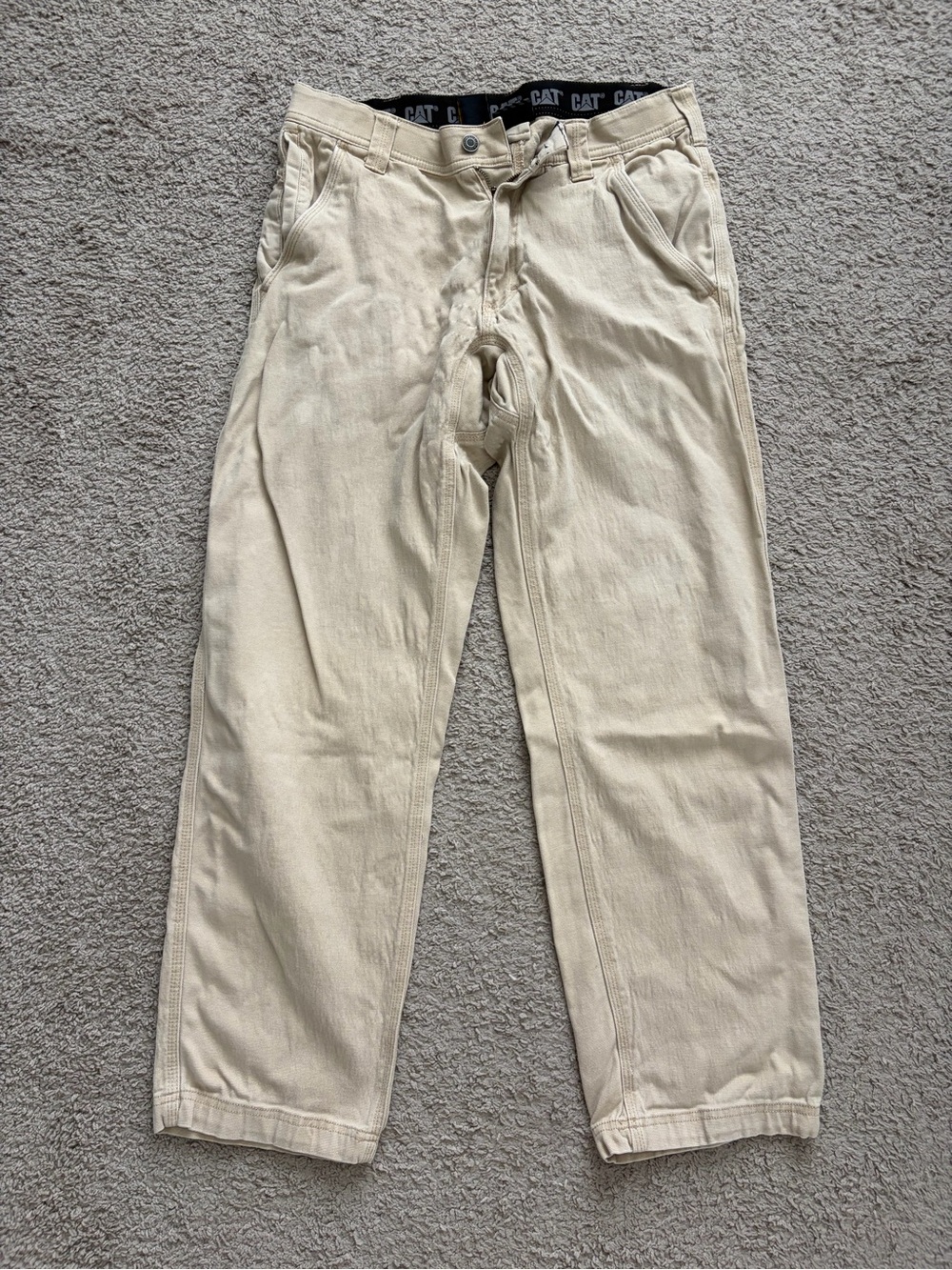 Caterpillar Men's Tan Work Chino Pants